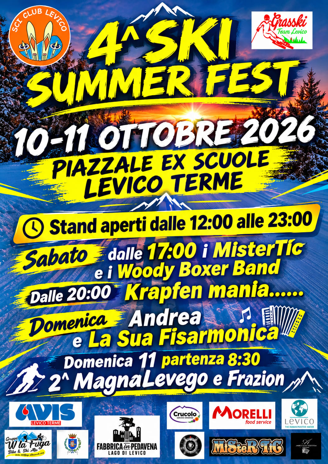 Locandina 4^ Ski Summer Fest 2026